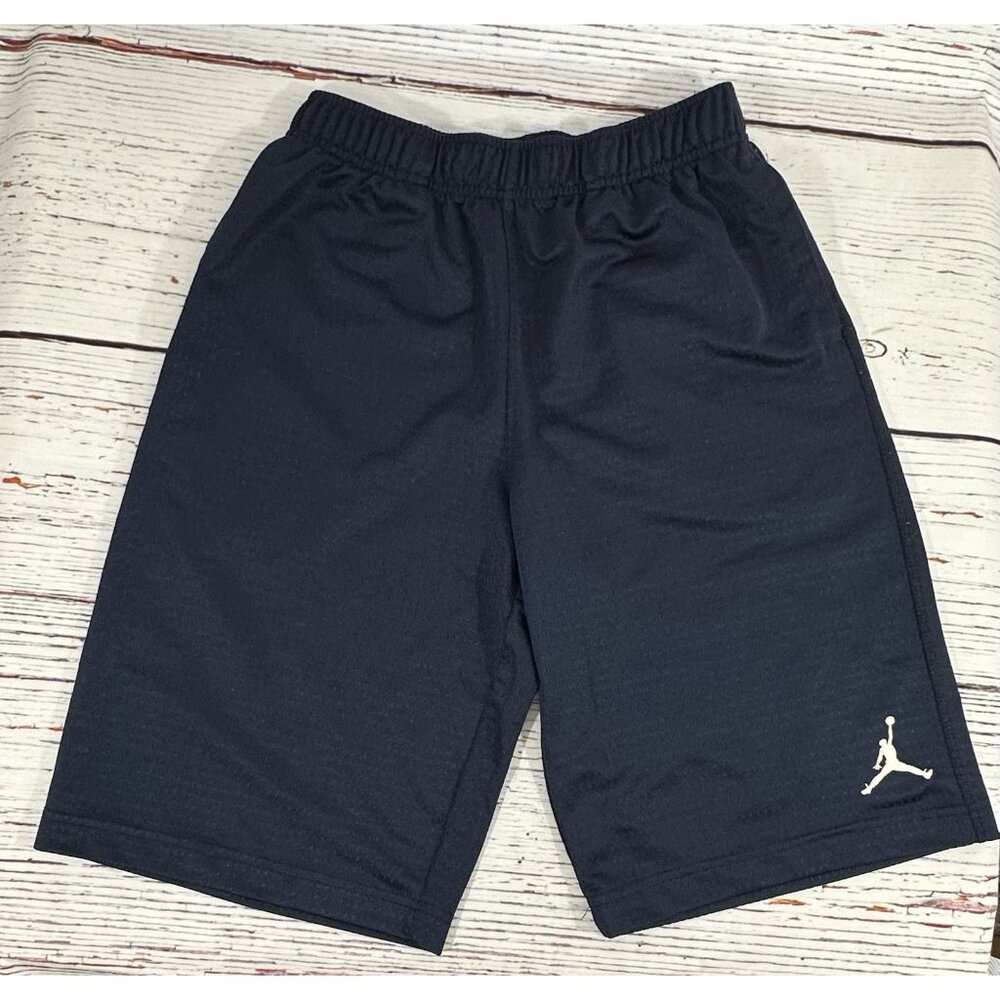 Jordan Jumpman Boys Shorts Large 12-13 Yrs Blue Athletic Sports Basketball Gym